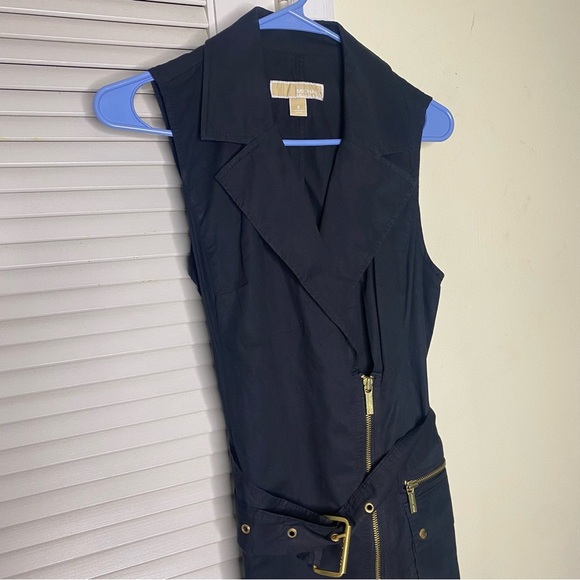 Michael Kors Sleeveless Belted black Utility Dress size small - Picture 1 of 12
